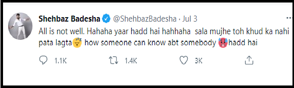 Shehbaaz Tweet 
